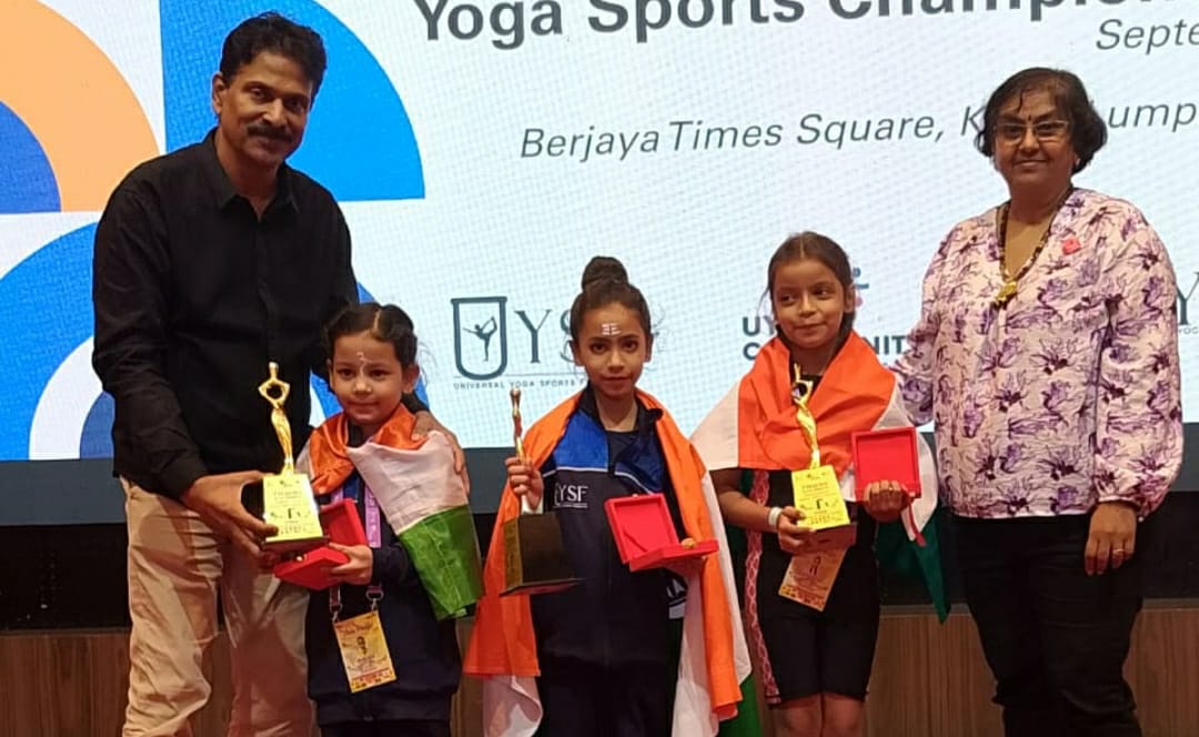 एशिया पैसिफिक योगा चैम्पियनशिप में वान्या का स्वर्णिम जलवा, तीन प्रतियोगिताओं में प्रथम स्थान