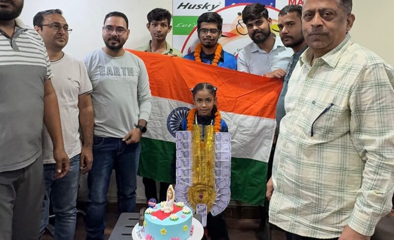 वान्या शर्मा और मौलिक शर्मा को माटा स्पोर्ट्स ने किया सम्मानित