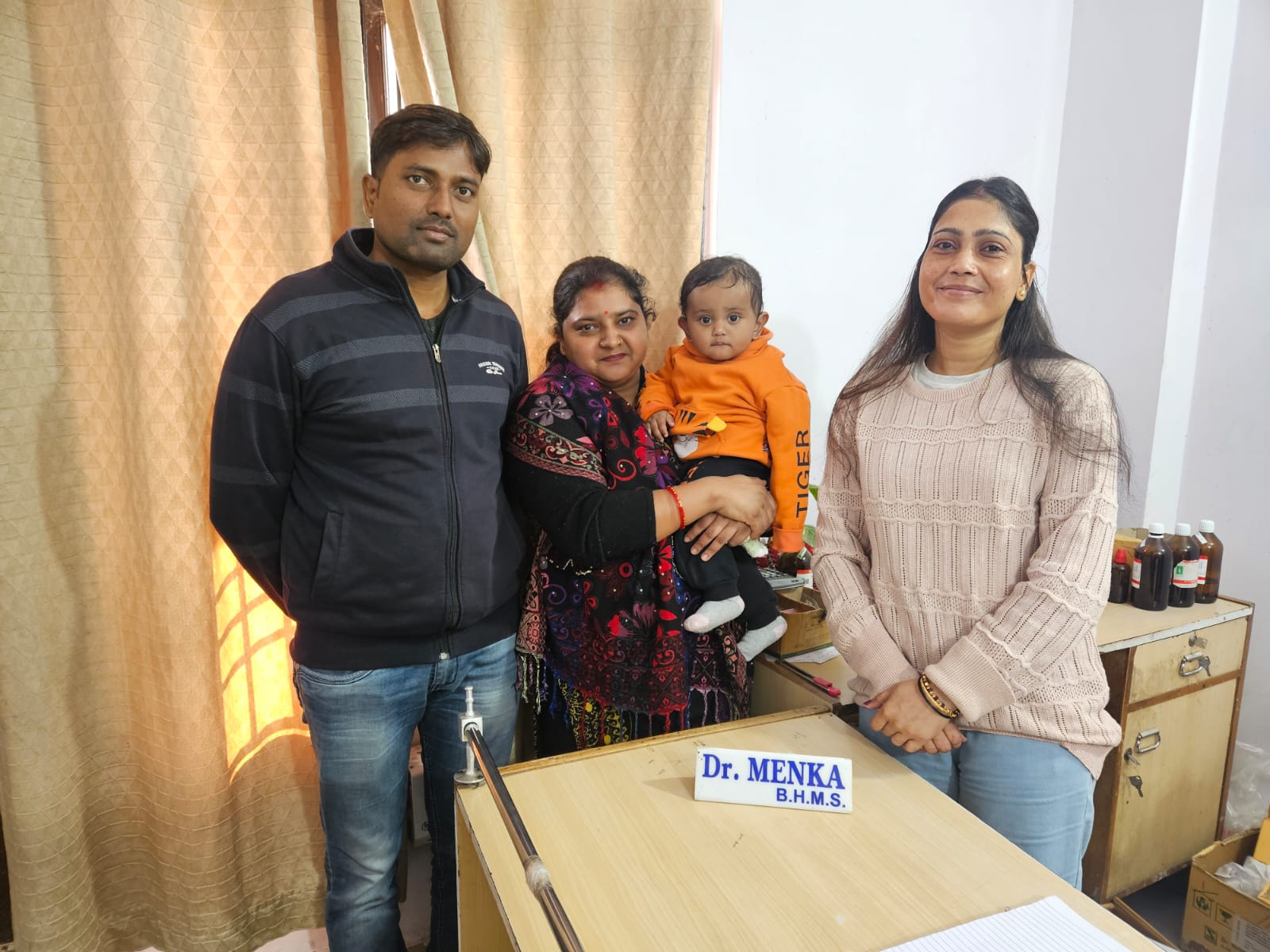 कानपुर की डॉक्टर मेनका ने स्वेक्षा के दामन में भर दीं खुशियां