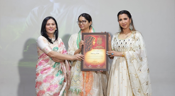 एसिड सर्वाइवर शाहीन मलिक को “100 आइकॉनिक वुमेन ऑफ इंडिया” सम्मान